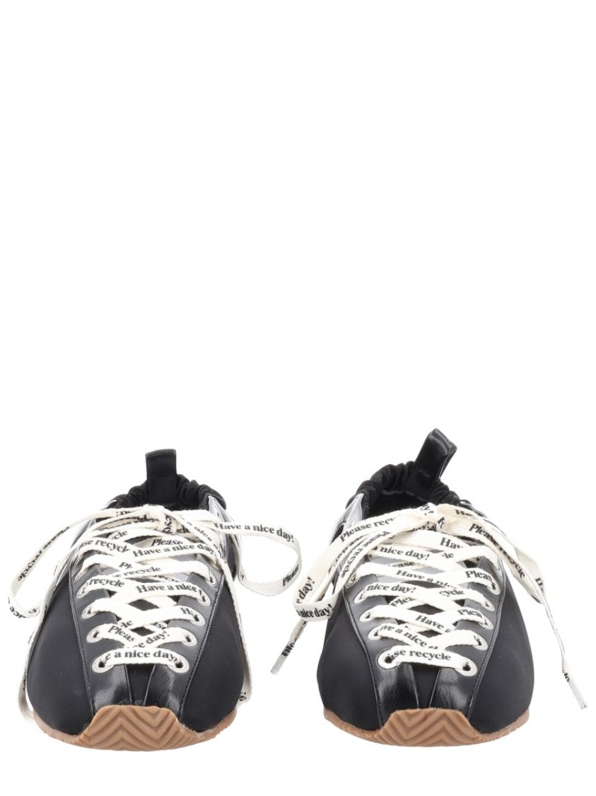 Ganni Sporty Soft Gathered Heel Flats
