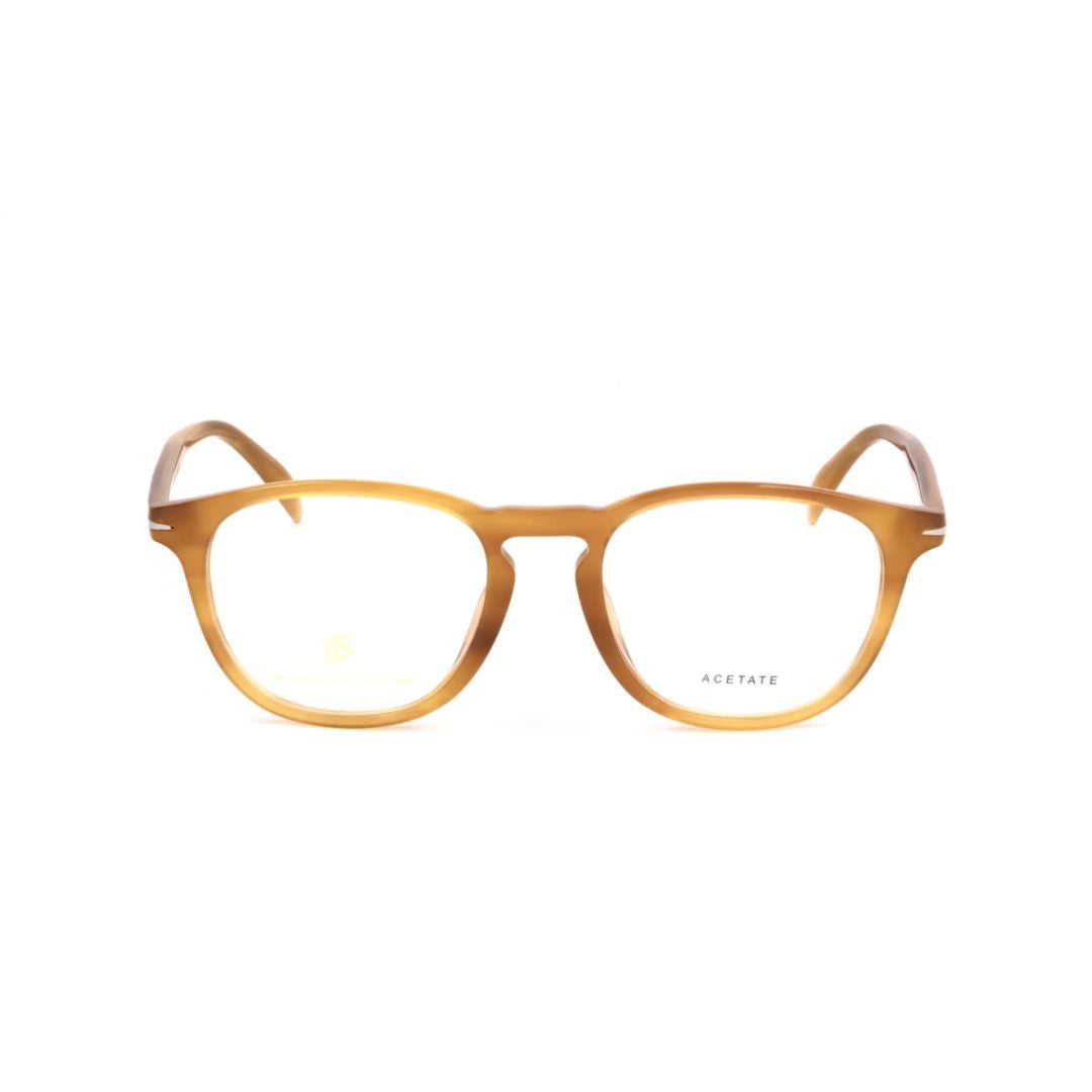 David Beckham Db 1021/F Rounded Rectangular Acetate Eyeglasses
