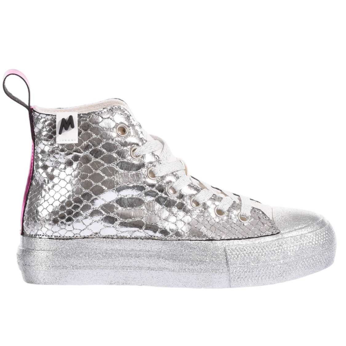 Mimanera Snake Handcrafted Individual Metal Masterpiece Sneakers