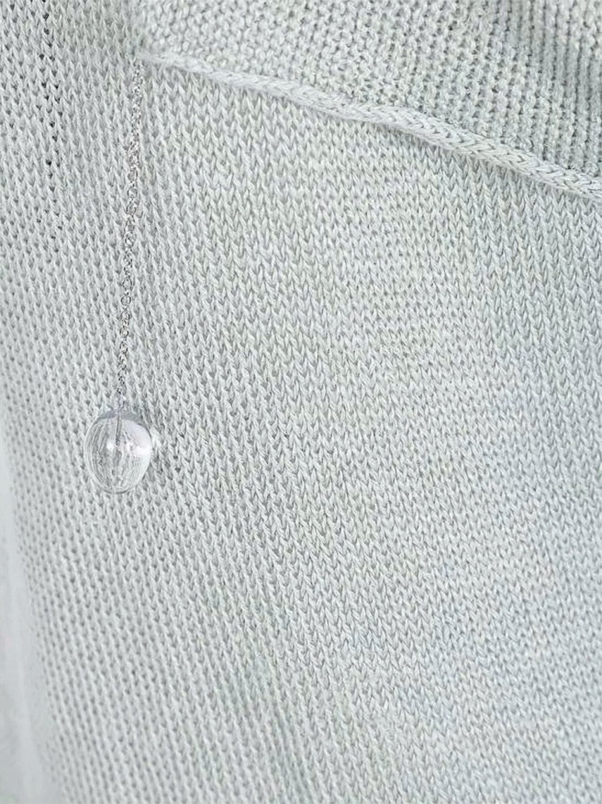 Paloma Wool Sleeveless Silver Top With Square Neckline