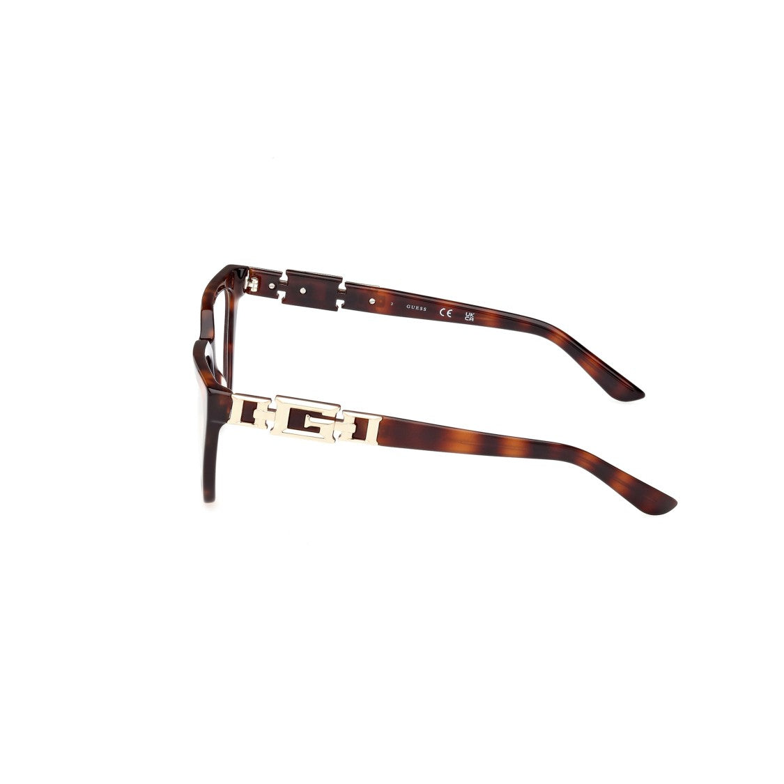 Guess Gu2985 54052 Oversized Square Tortoiseshell Eyeglasses