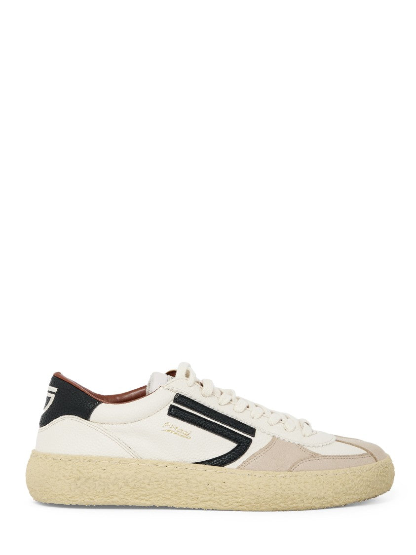 Puraai Vintage-Inspired Minimalist Sneakers In Vegan Leather