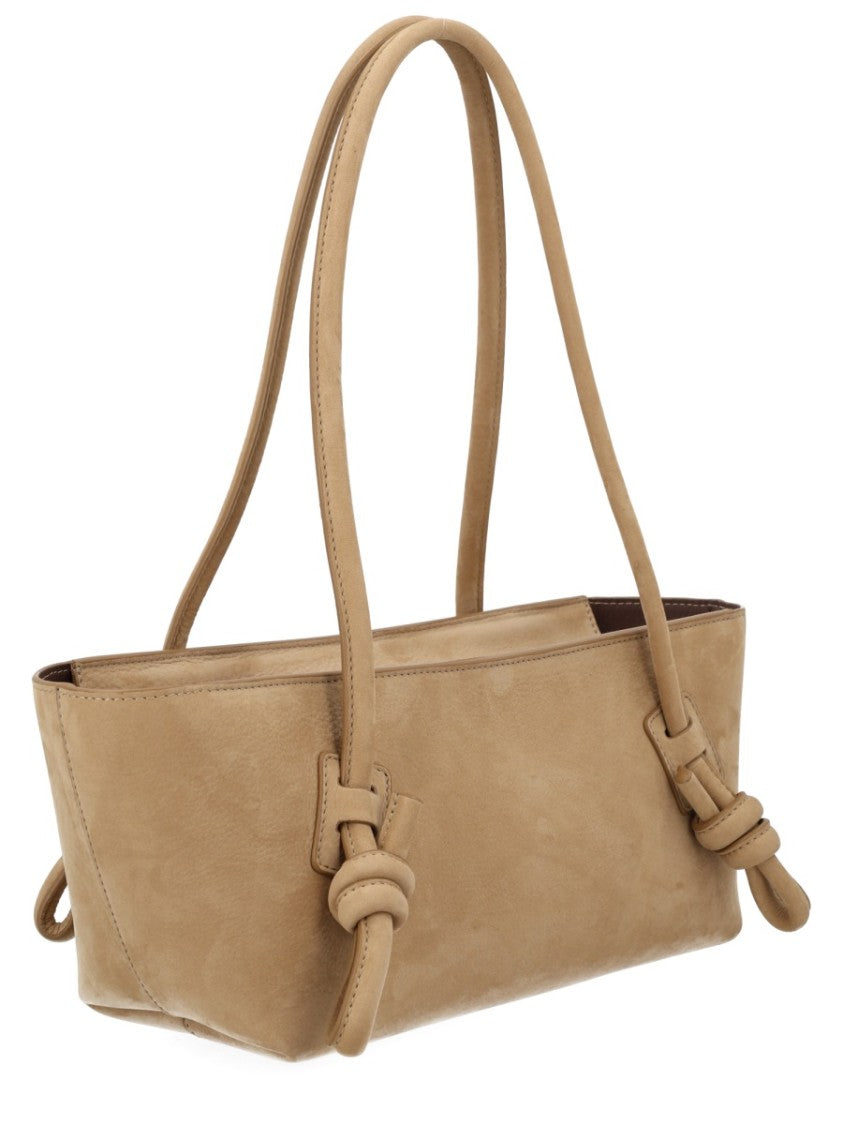Hereu Fleca Knotted Handles Calf Leather Tote Bag