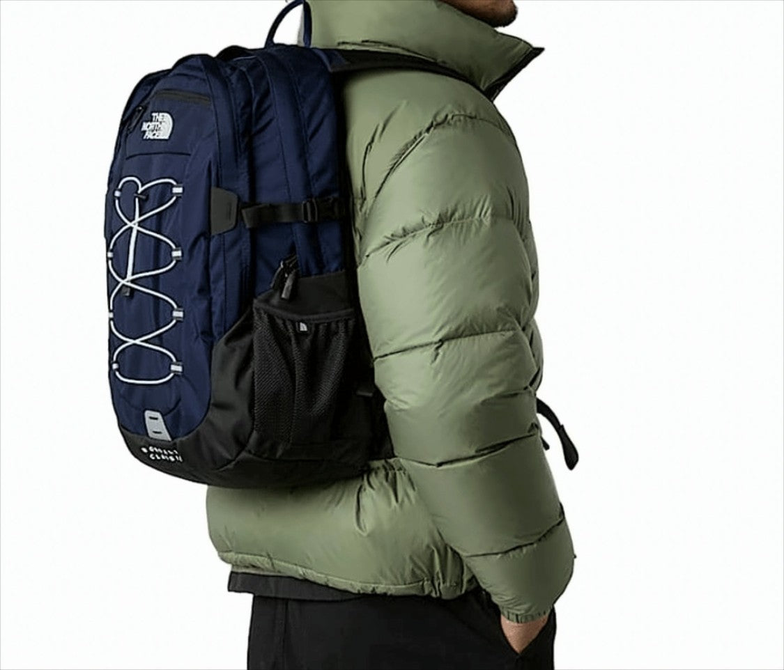 The North Face Spacious Navy And Grey Backpack