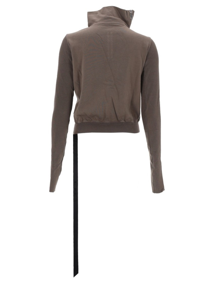 Drkshdw By Rick Owens Brown Mountain Sweat Cotton Sweatshirt