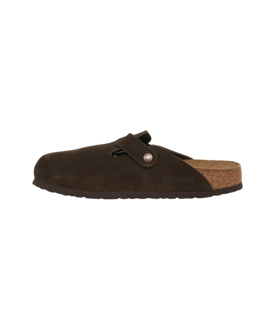Birkenstock 'Boston' Suede Slippers