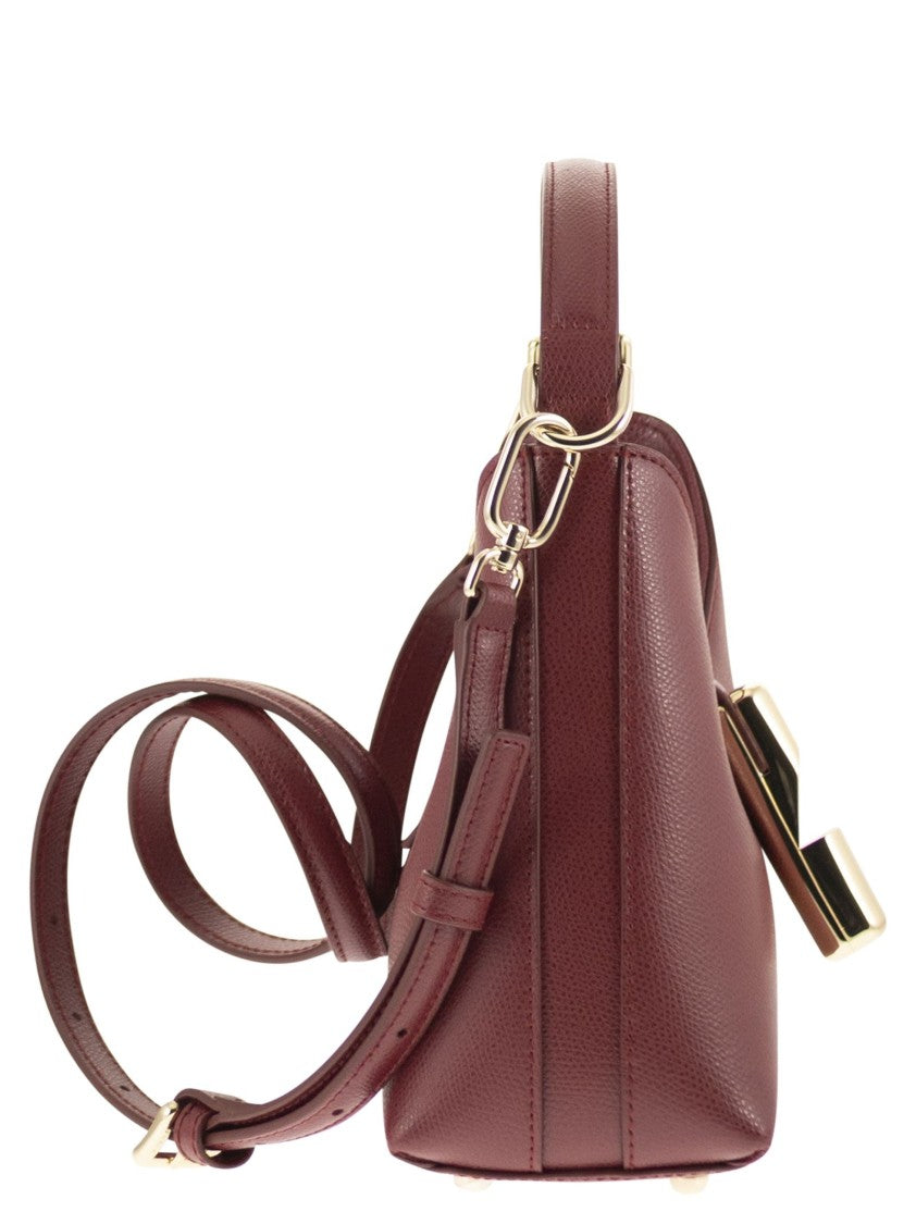 Furla Mini Hobo Bag With Trapezoidal Silhouette