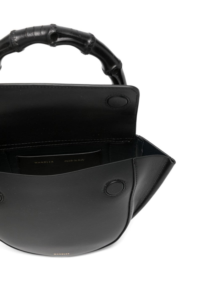 Wandler Black Hortensia Mini Bamboo Shoulder Bag