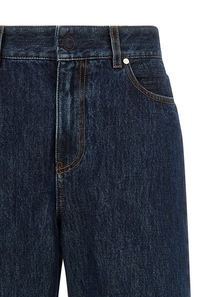 Fendi 'Ff' Padded Jeans
