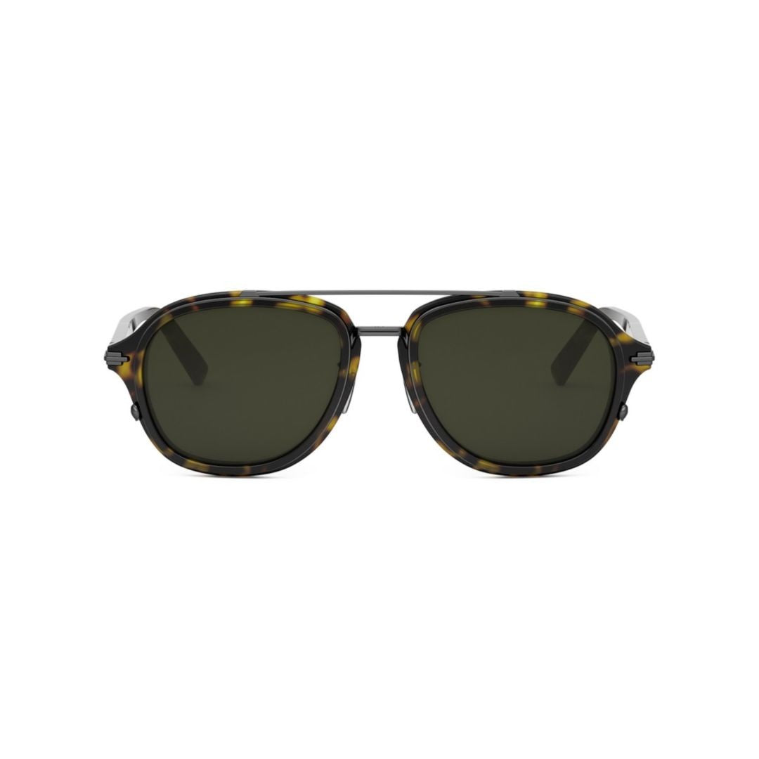 Dior Blacksuit A4u Bold Square Tortoiseshell Sunglasses