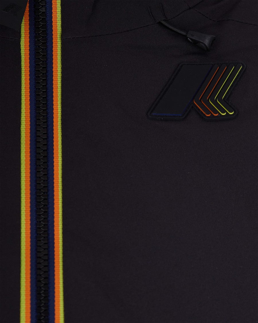K-Way Sci Technical Short Coat With Detachable Hood