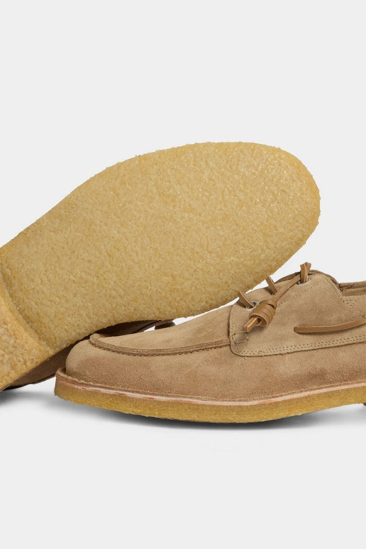 Dsquared2 Beige Neoclassic Suede Boat Shoes