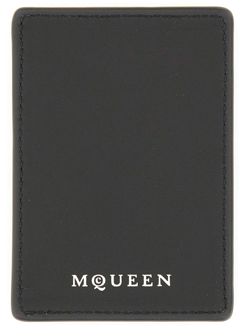 Alexander Mcqueen Magnetic "Skull" Card Holder