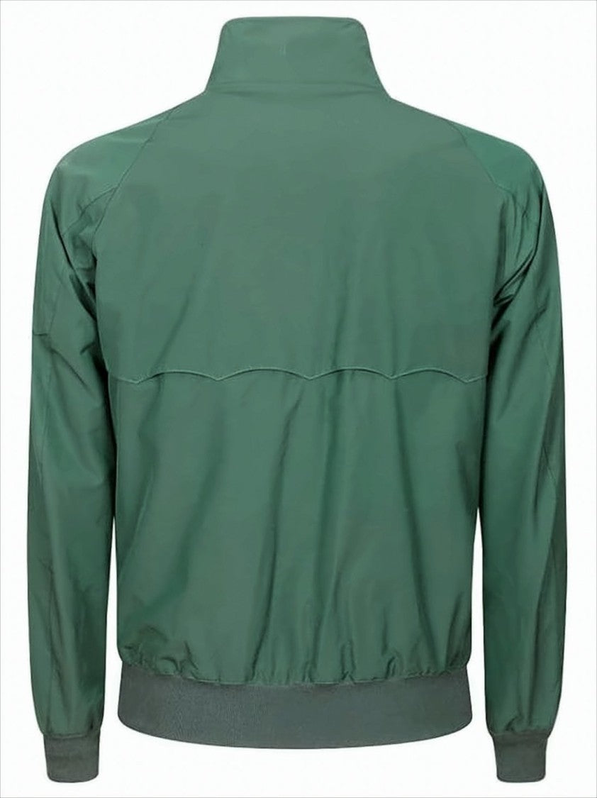 Baracuta Classic Bomber Jacket With Zip Closure