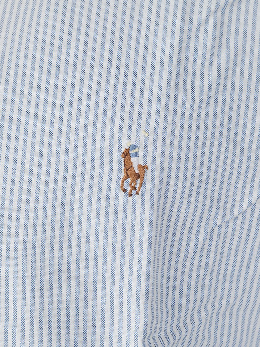 Polo Ralph Lauren Vertical Stripe Button-Down Long-Sleeve Cotton Casual Shirt