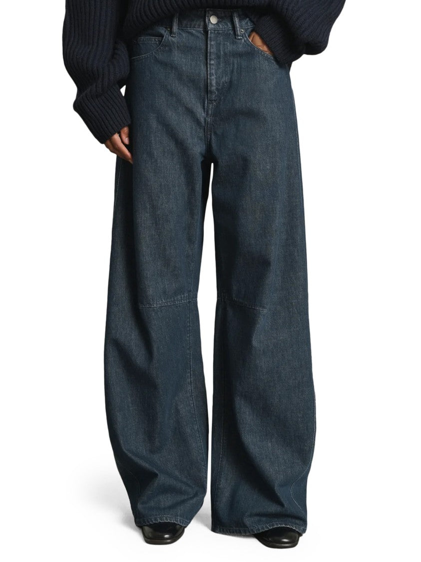 Soeur High-Waisted Wide-Leg Trousers With Classic Five-Pocket Styling