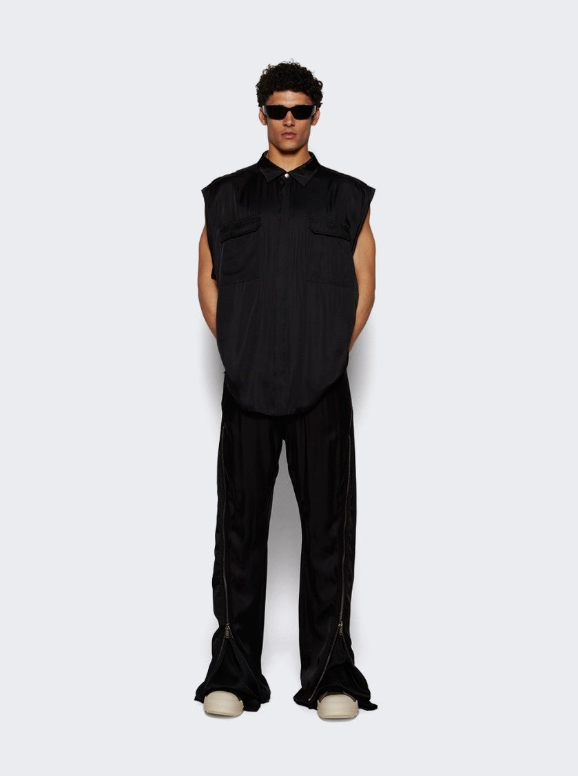 Rick Owens Jumbo Sleeveless Shirt Black