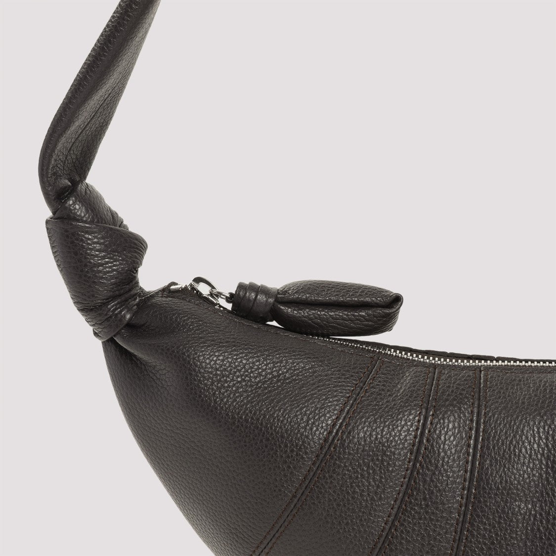 Lemaire Dark Chocolate Grained Goat Leather Bag