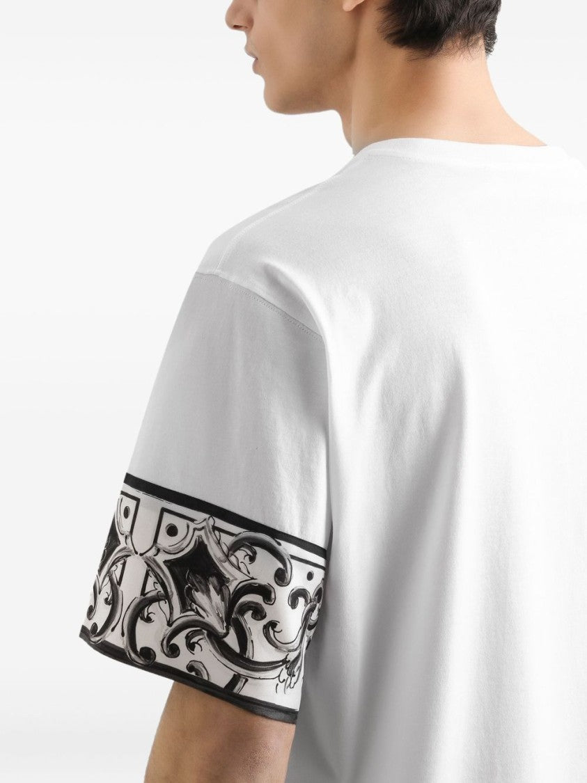 Dolce & Gabbana Round Neck T-Shirt With Decorative Chest Pocket