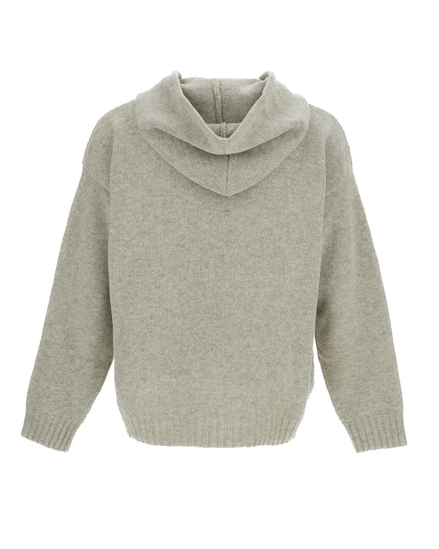 Mm6 By Maison Margiela Relaxed-Fit Hoodie With Brushstroke Logo By Mm6