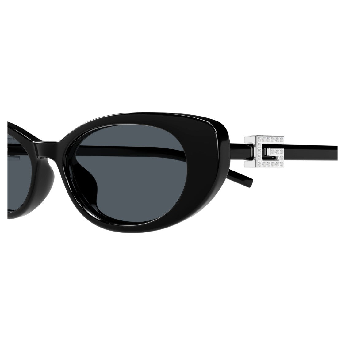Gucci Silver Gg1680s Oval Geometric Sunglasses