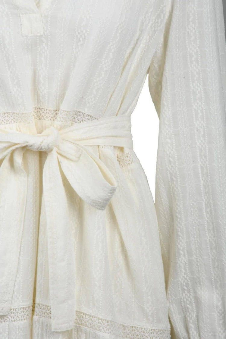 Mc2 Saint Barth Midi Dress With Relaxed Tiered Design