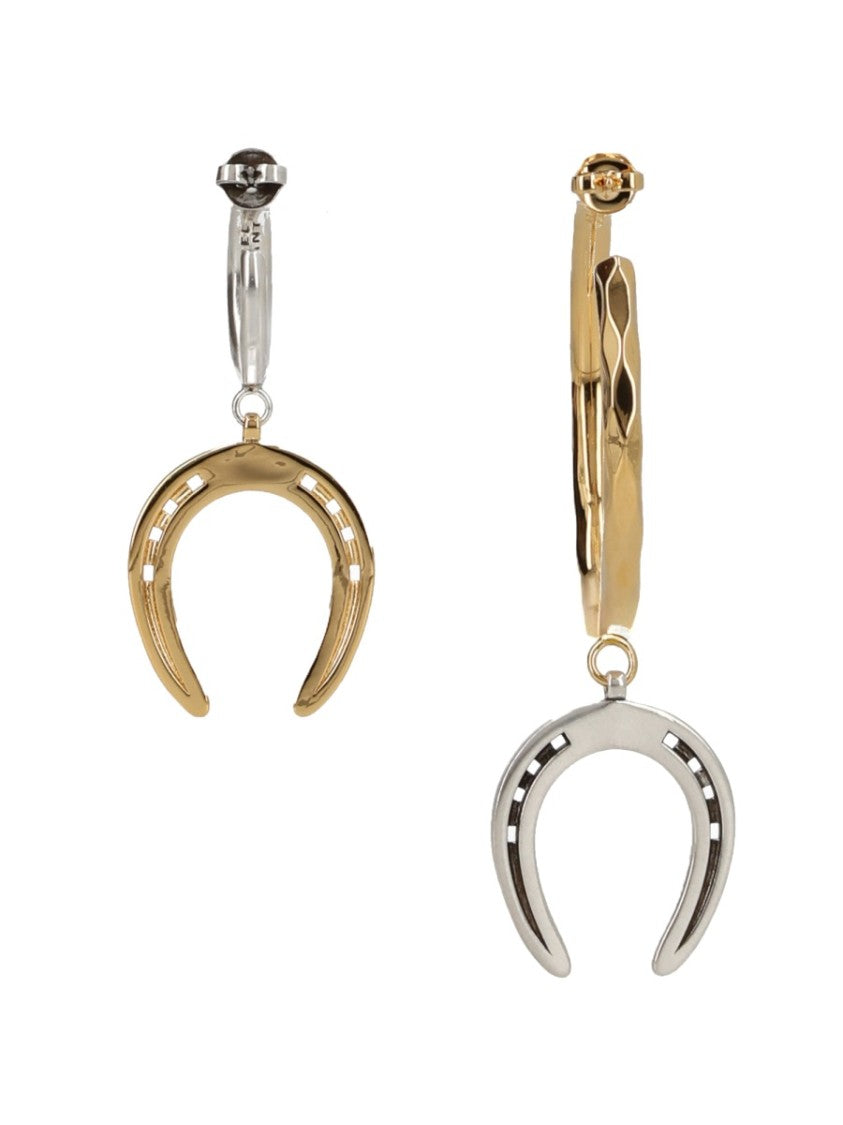 Isabel Marant Byrne Asymmetric Hoop Earrings