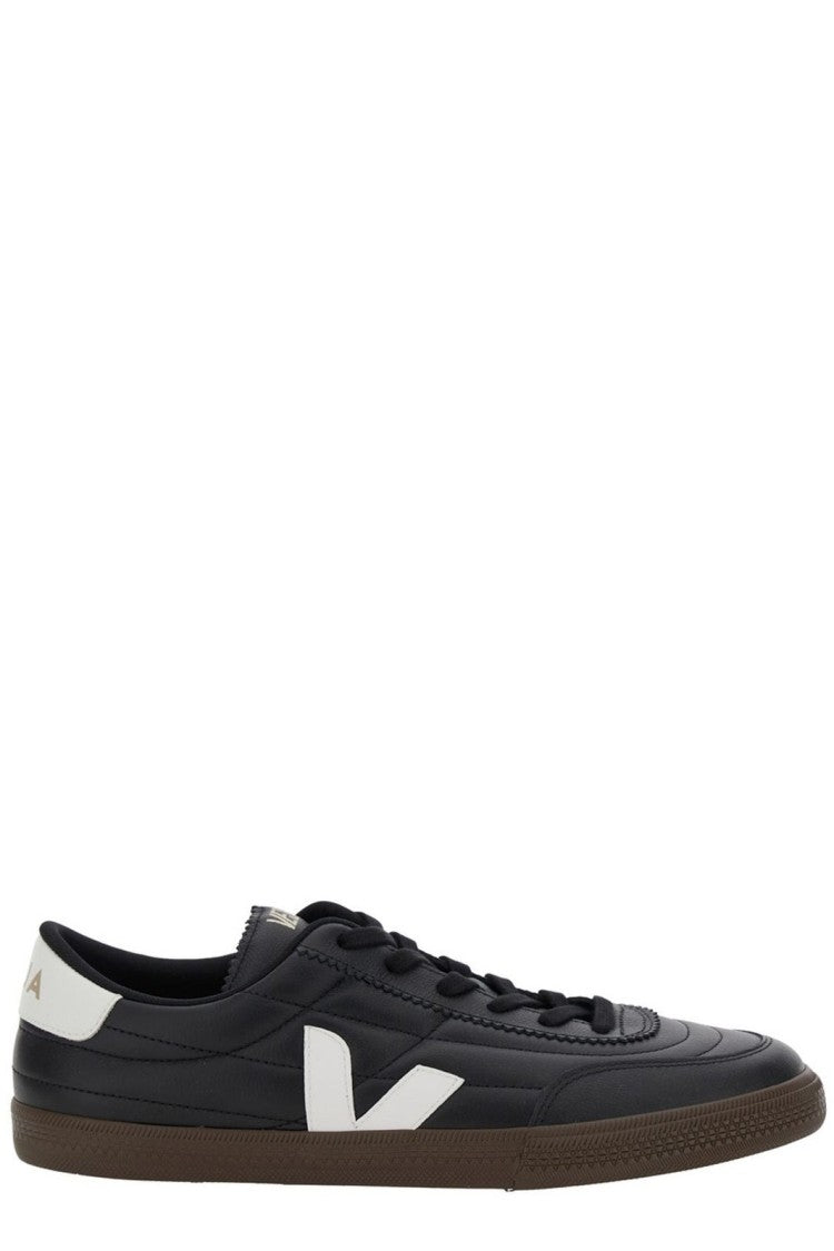 Veja Low-Top Sneakers With Textured Black Upper