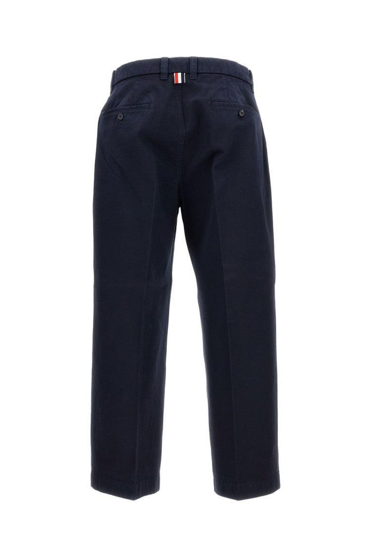 Thom Browne Utility Chino Trouser With Signature Shortened Hem
