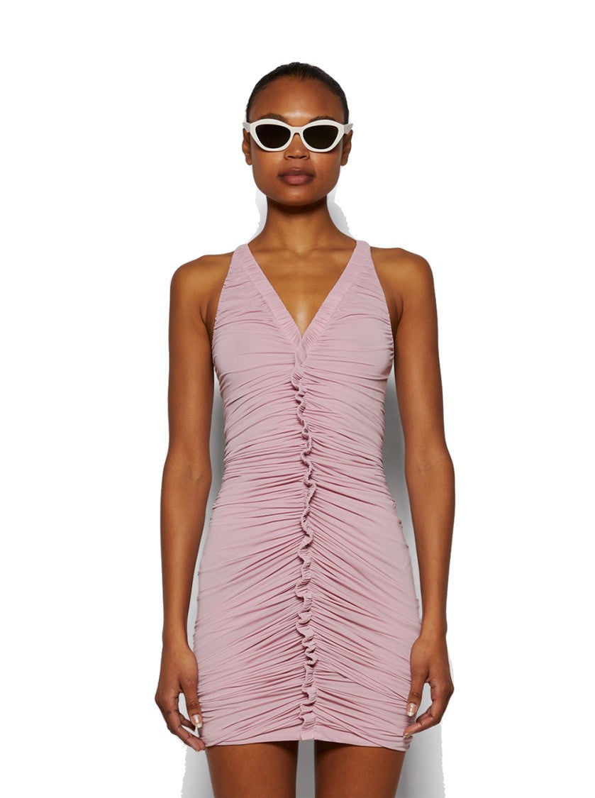 Alexander Wang Ruched Tank Mini Dress - Pink Chalk