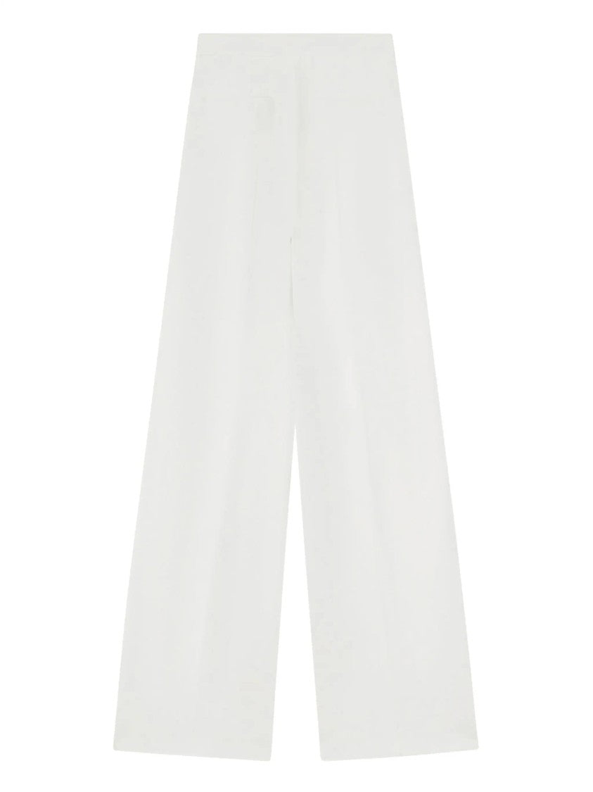 Pinko Wide-Leg Trousers With Contrast Trim And Design