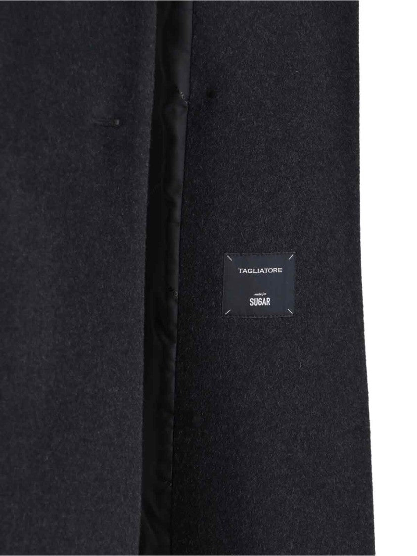 Tagliatore Dark Grey Jole Cashmere Coat