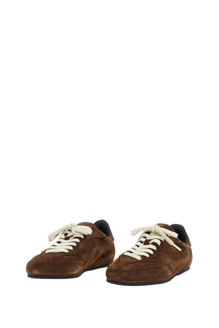 Axel Arigato Dark Brown Suede Low-Top Sneakers