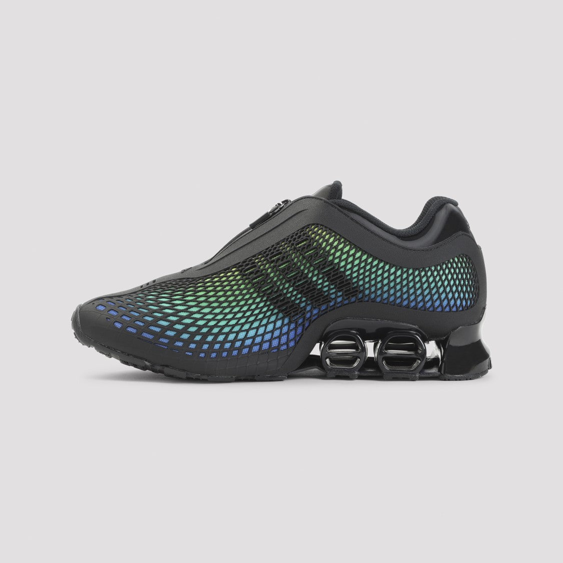 Adidas Gradient Mesh Sneakers With Streamlined Zip Closure