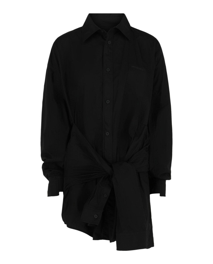 Balenciaga Cut-Up Poplin Shirt