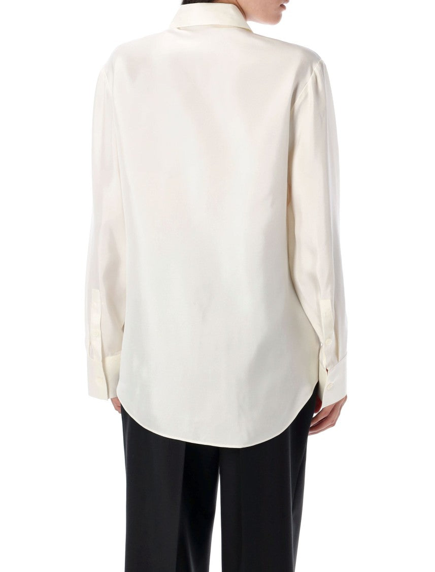 Róhe Silk Knotted Shirt