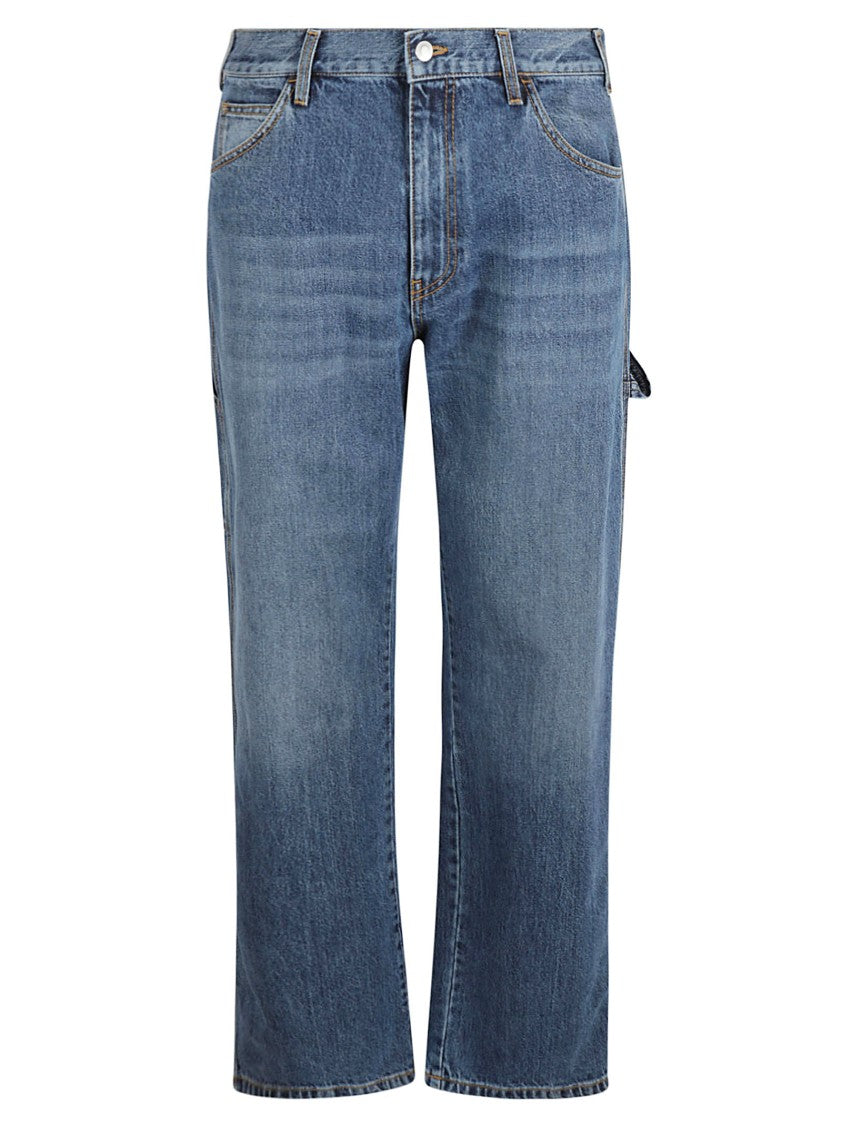 Alexander Mcqueen Straight Leg Five-Pocket Alexander Mcqueen Denim Jeans