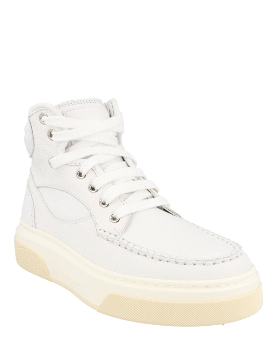 Ferragamo Cassina High-Top Sneakers
