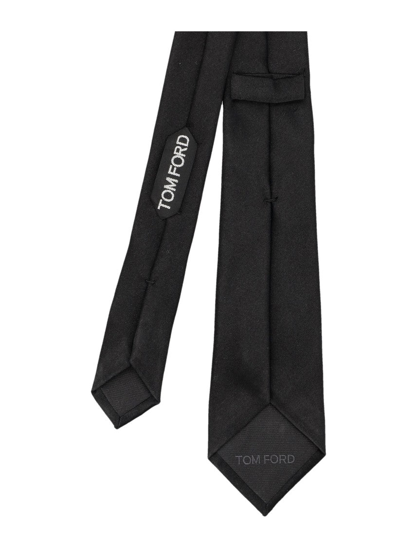 Tom Ford Classic Black Silk Tie