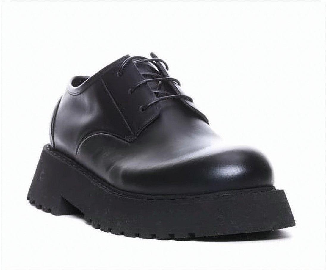 Marsèll Rounded Toe Lace-Up Shoes With Thick Rubber Sole