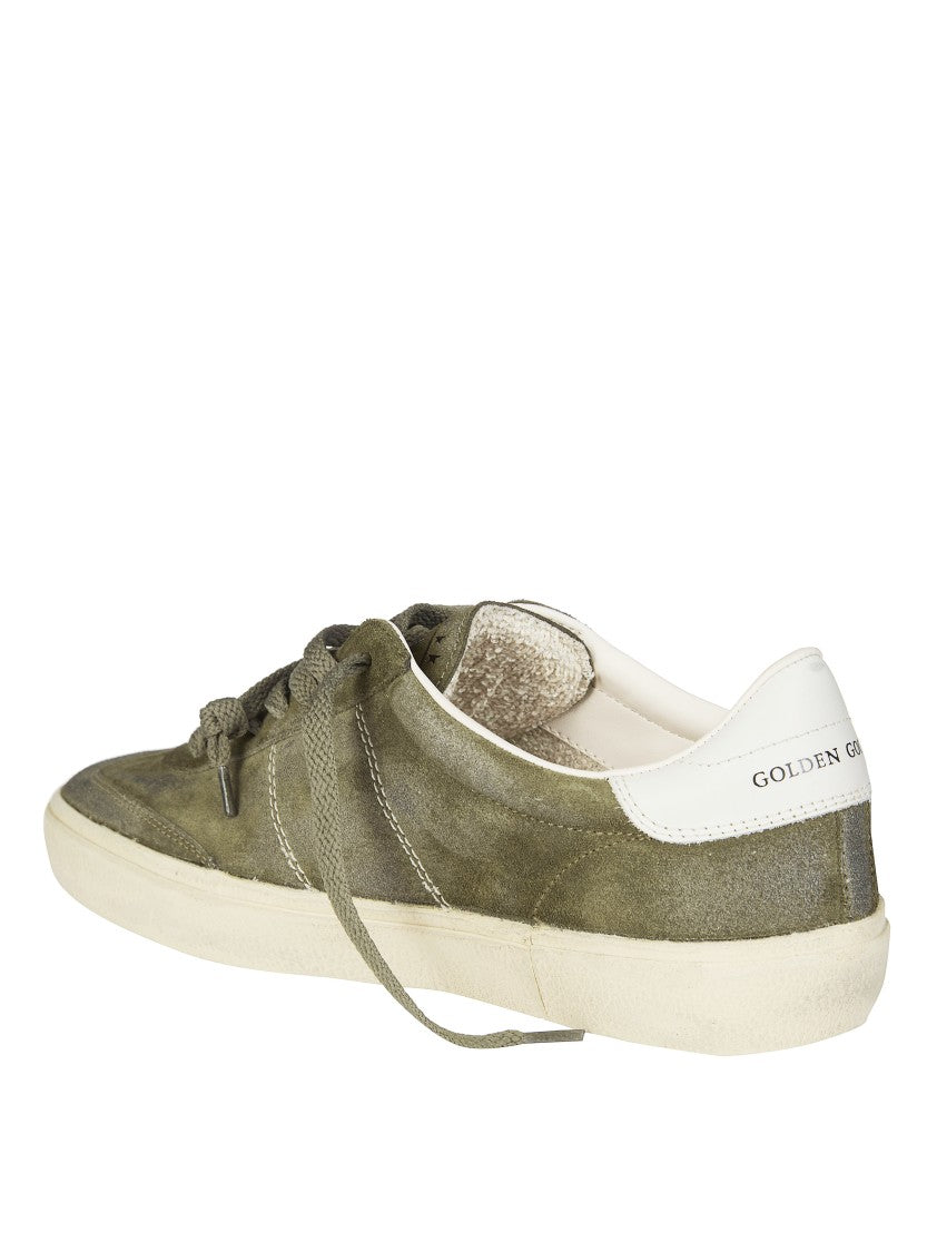 Golden Goose Soul-Star Suede Leather Heel Sneakers