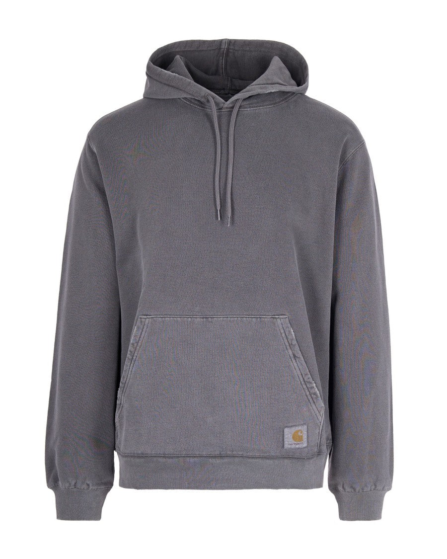 Carhartt Wip Felpa Hooded Torion Black/Grind Washed