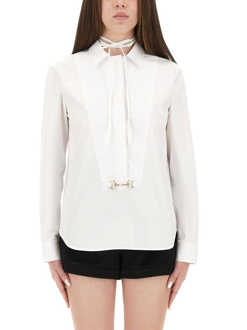 Gucci Cotton Poplin Clamp Shirt