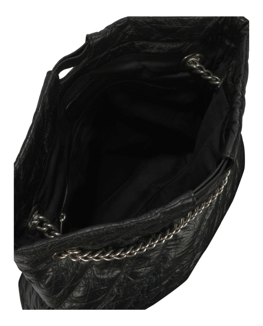 Balenciaga Quilted Medium Tote With Distressed Calfskin Leather