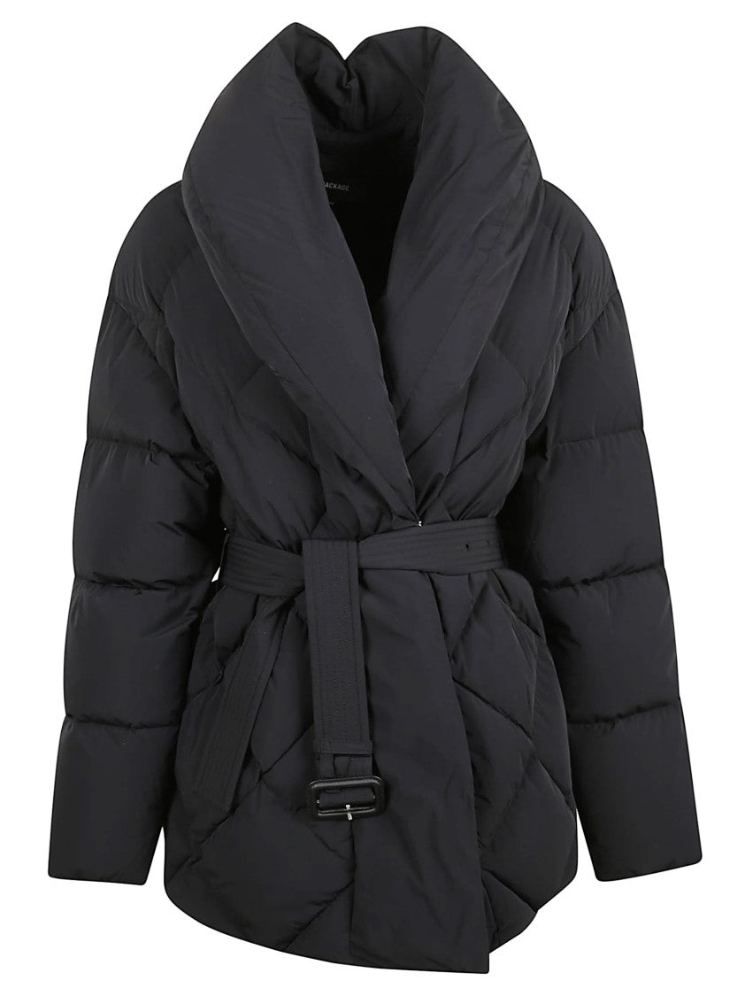 Mackage Belted Black Down Jacket