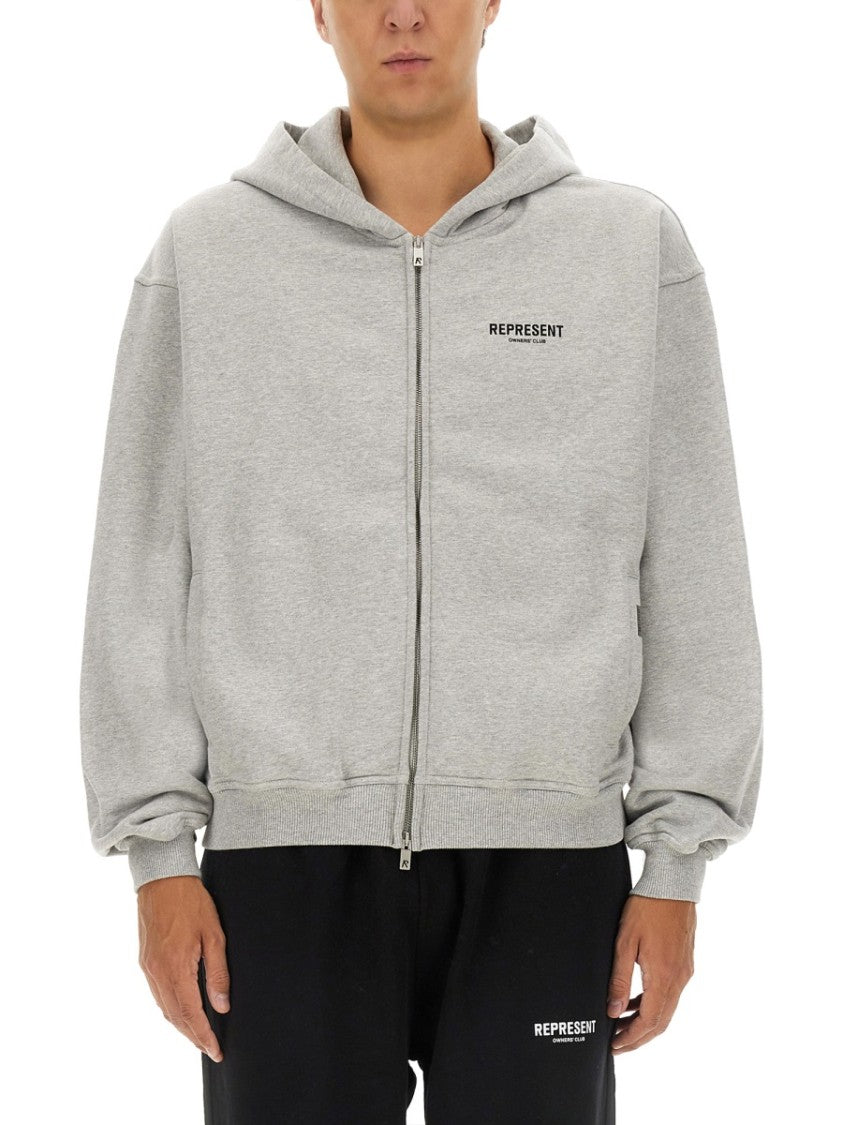 Represent Logo Hooded Sweatshirt