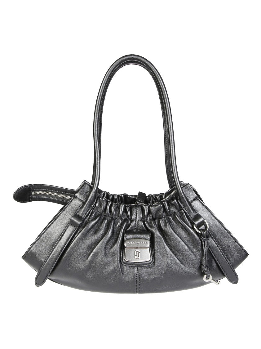 Marc Jacobs The Satchel Ruched Soft Lambskin Leather Clasp Satchel