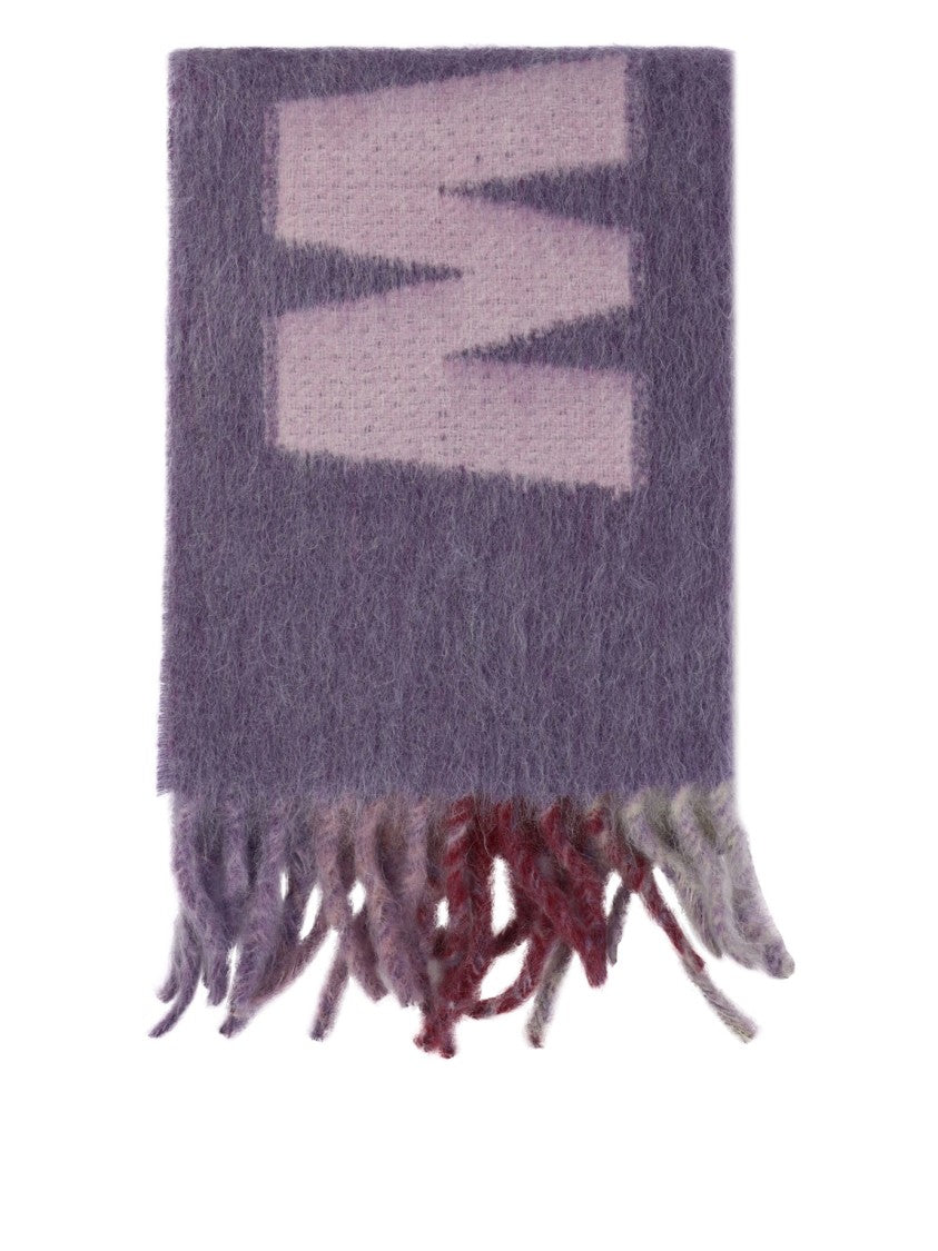 Marni Textured Mohair And Alpaca Blend Scarf