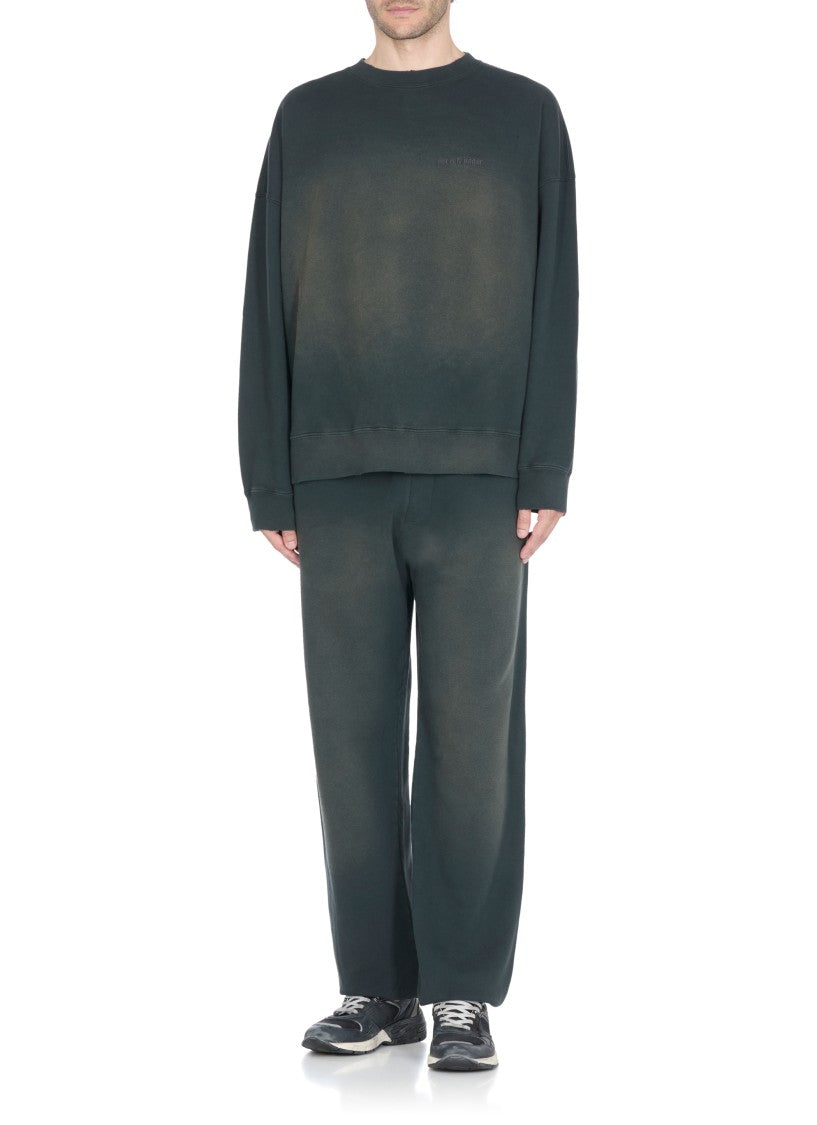 Golden Goose Faded Black Cotton Sweatshirt