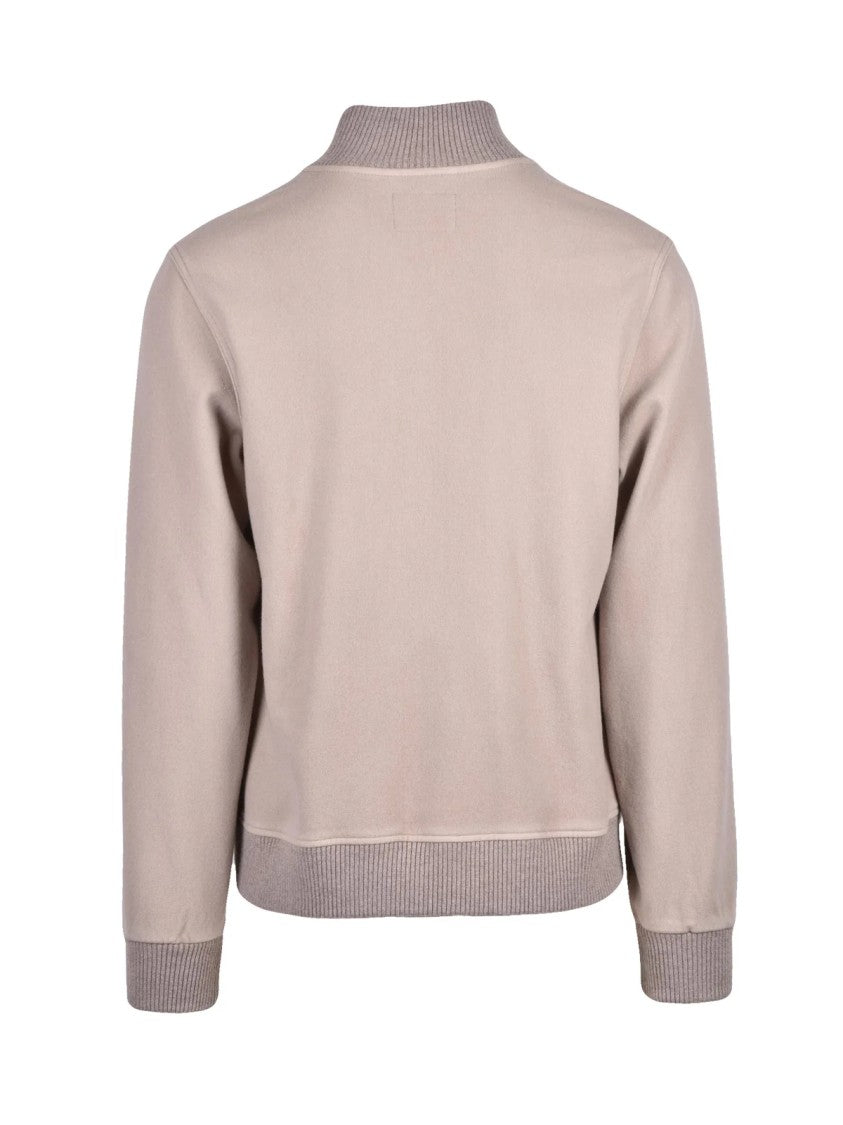 Circolo 1901 Grey High Neck Virgin Wool Jacket